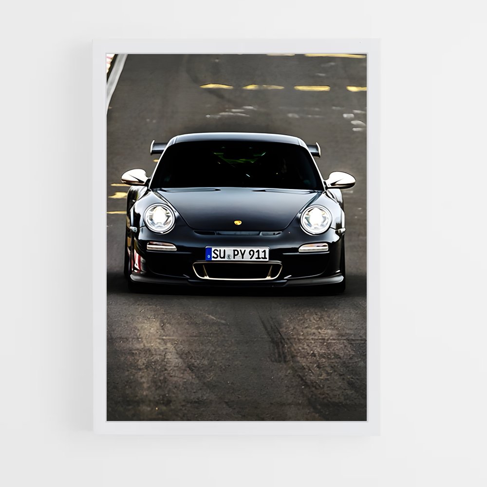 Poster splendide voiture GT RS – affiche Porsche (vue 3)